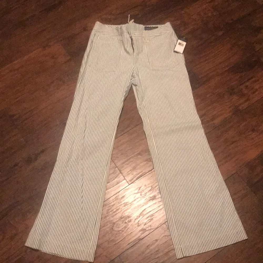 Ralph Lauren LRL wide leg striped trouser